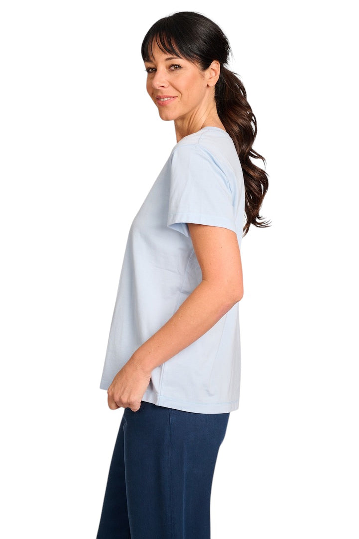 Mos Mosh t-shirt dames ciel Dala 168510 495