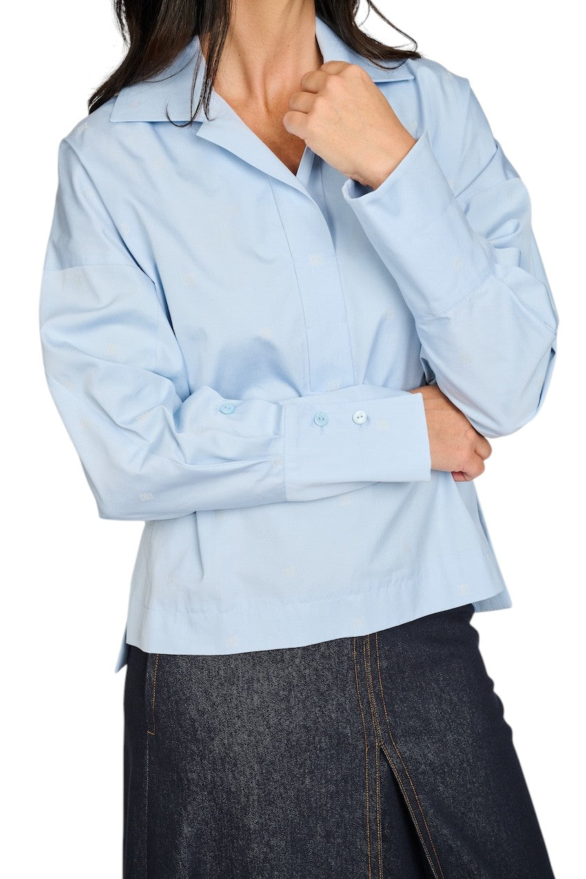 Natan Collection blouse dames blauw DALTON-J1BRG06 145