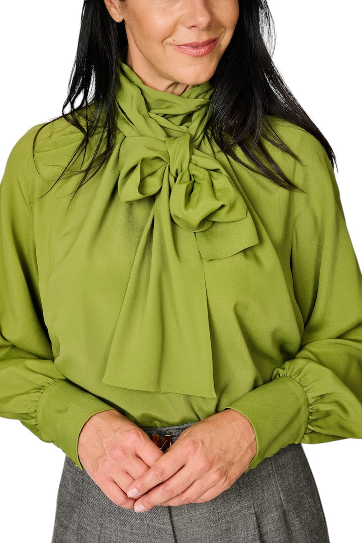 Natan Collection blouse dames olijf FABLE-J5CES01 206