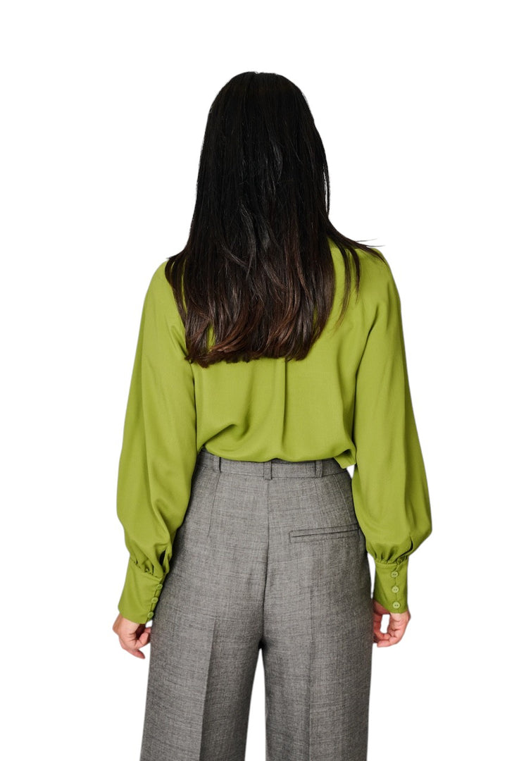 Natan Collection blouse dames olijf FABLE-J5CES01 206