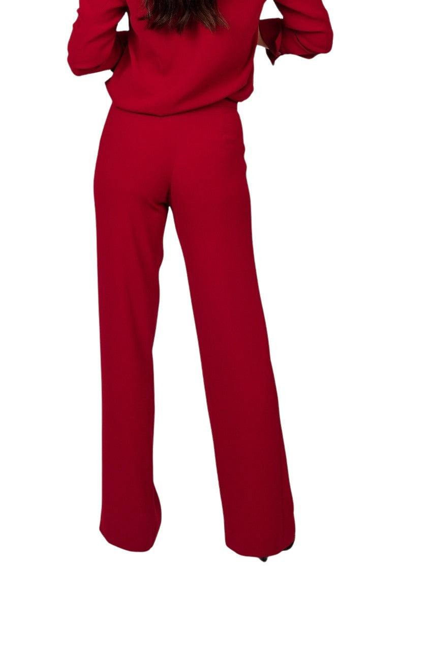 Natan Collection broek dames donker rood BAGOU-N6NJ03-205