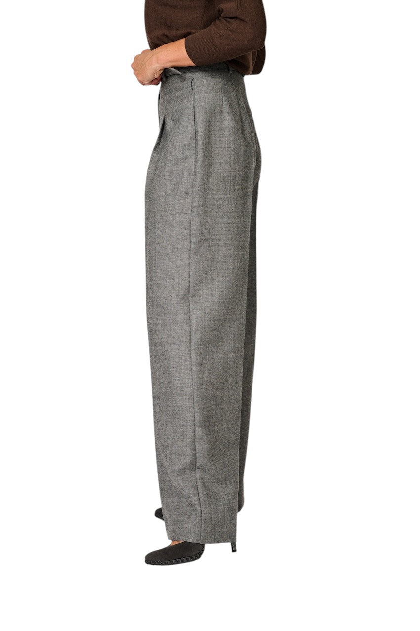 Natan Collection broek dames grijs FLOCON-J4LAB01 177