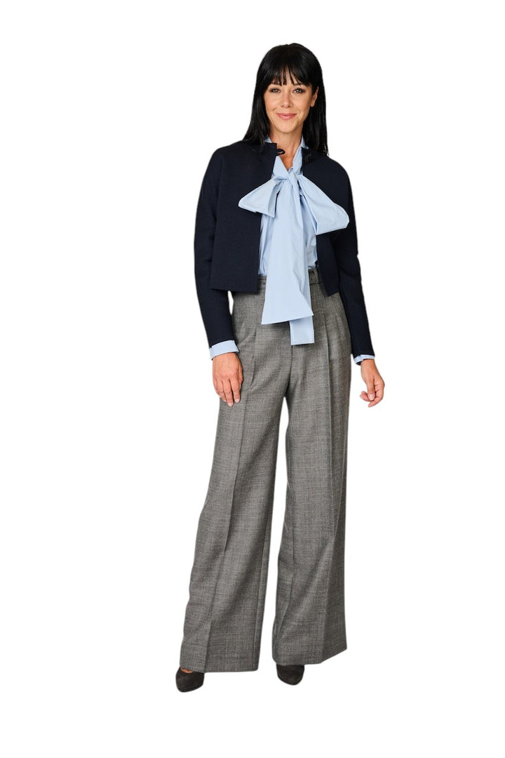 Natan Collection broek dames grijs FLOCON-J4LAB01 177