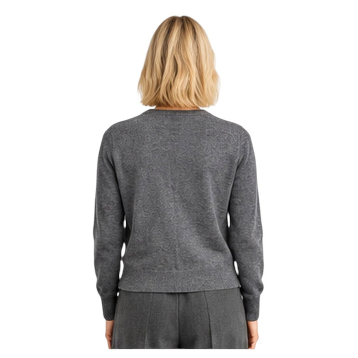 Natan Collection gilet dames anthraciet OWENN-WOOLCASH 178
