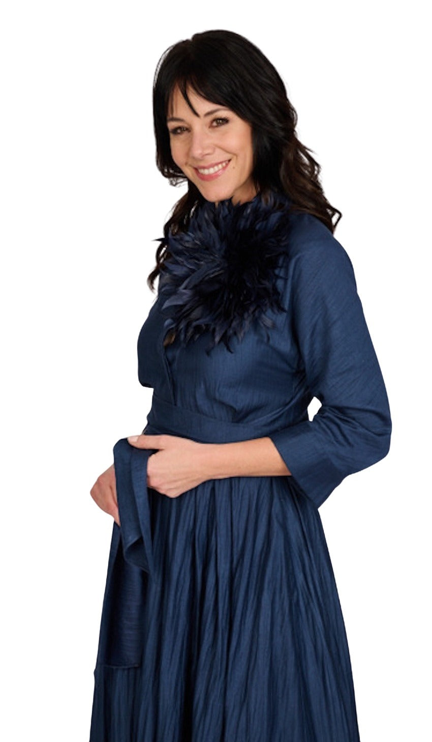 Natan Collection kleedje dames blauw CASSIA-JOMIL01-252