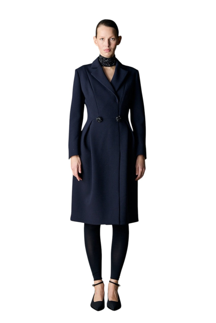 Natan Collection kleedje dames marine FOLIE-N5DT01 140