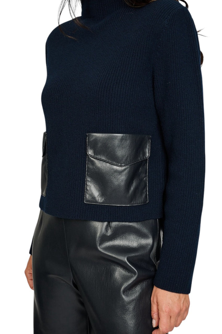 Natan Collection pull trui dames marine MAUI-WOOL 140