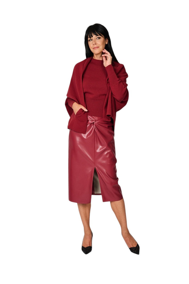 Natan Collection falda de mujer roja FRED2-JZLTX02 271