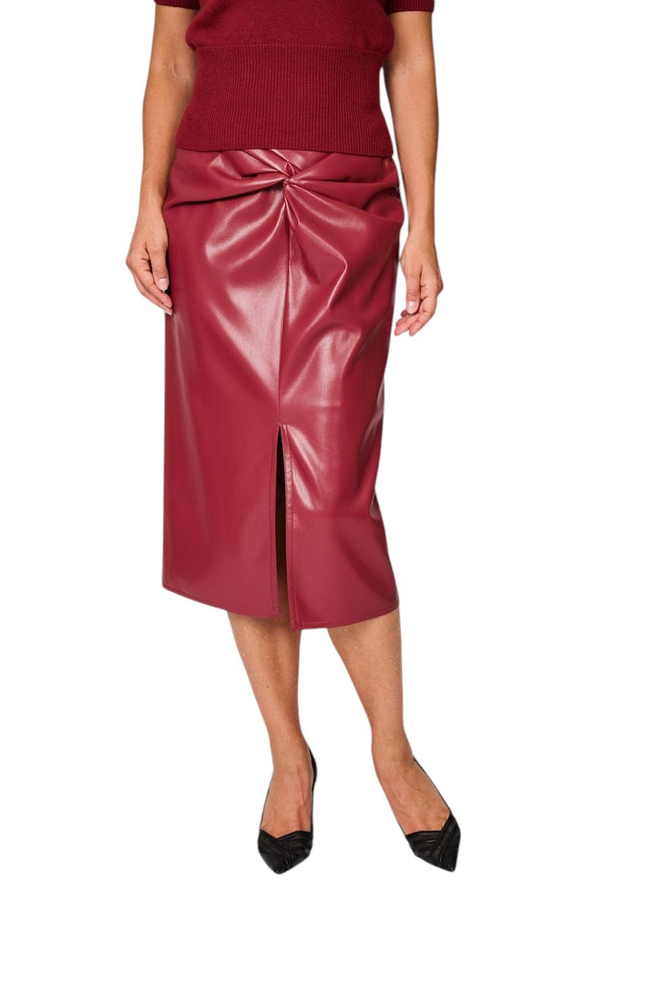 Natan Collection falda de mujer roja FRED2-JZLTX02 271