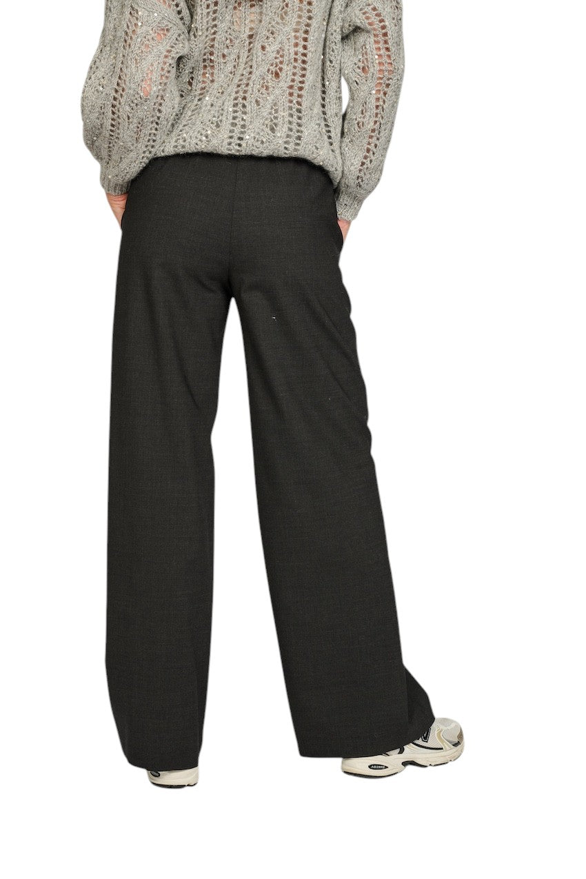 Panicale Cashmere broek dames anthraciet D370012PA 0971