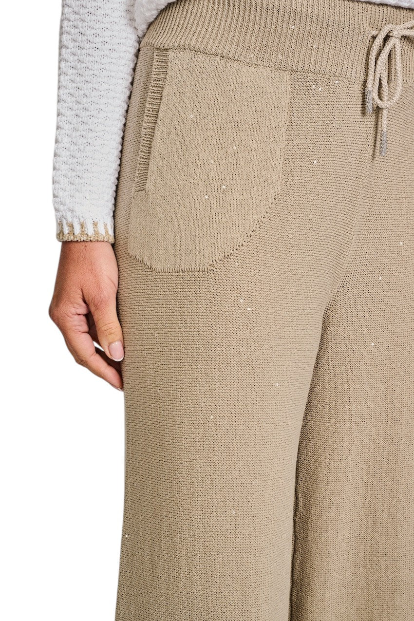 Panicale Cashmere broek dames donker beige D380508PA 38D16 0270