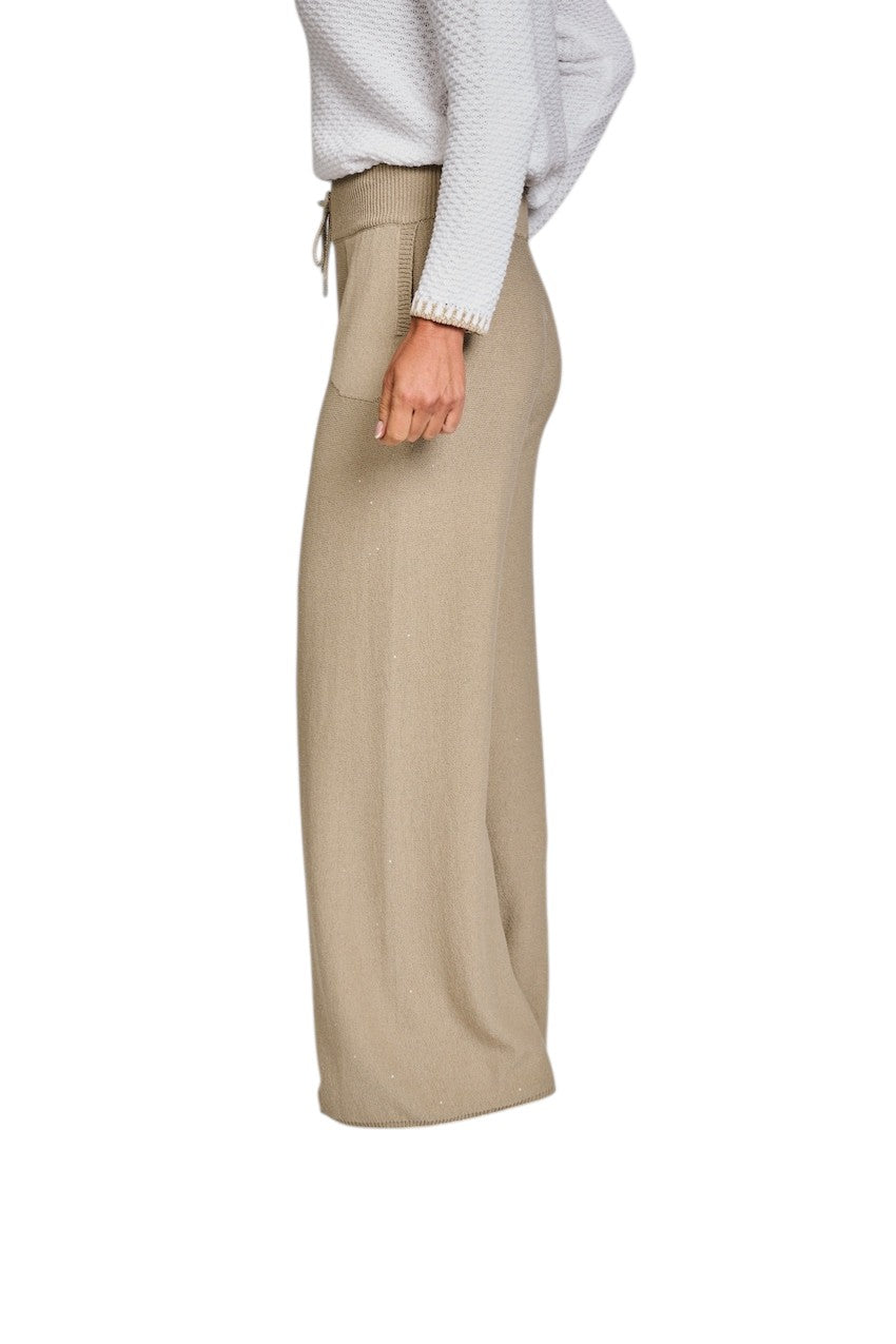 Panicale Cashmere broek dames donker beige D380508PA 38D16 0270