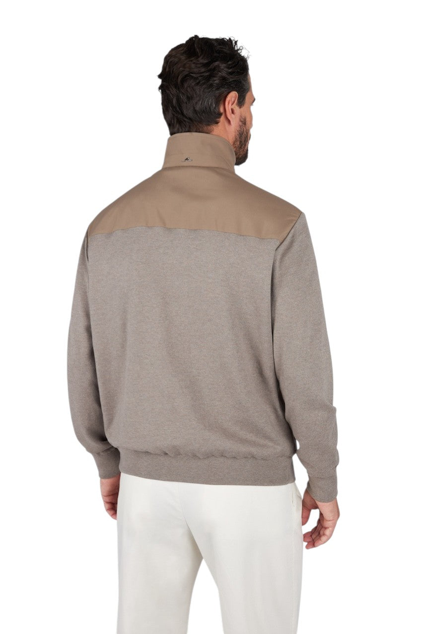 Paul & Shark parka heren licht bruin Hybrid katoen en zijde Typhoon® Platinum 26411728 111