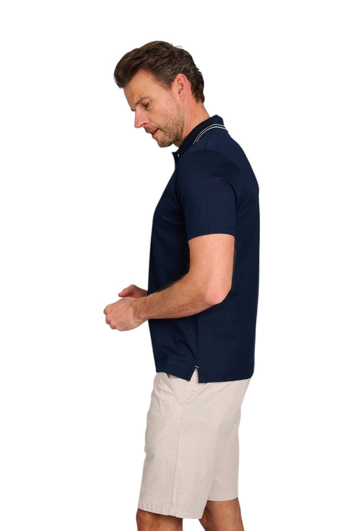 Paul & Shark polo shirt korte mouwen heren donker blauw 25411302 013