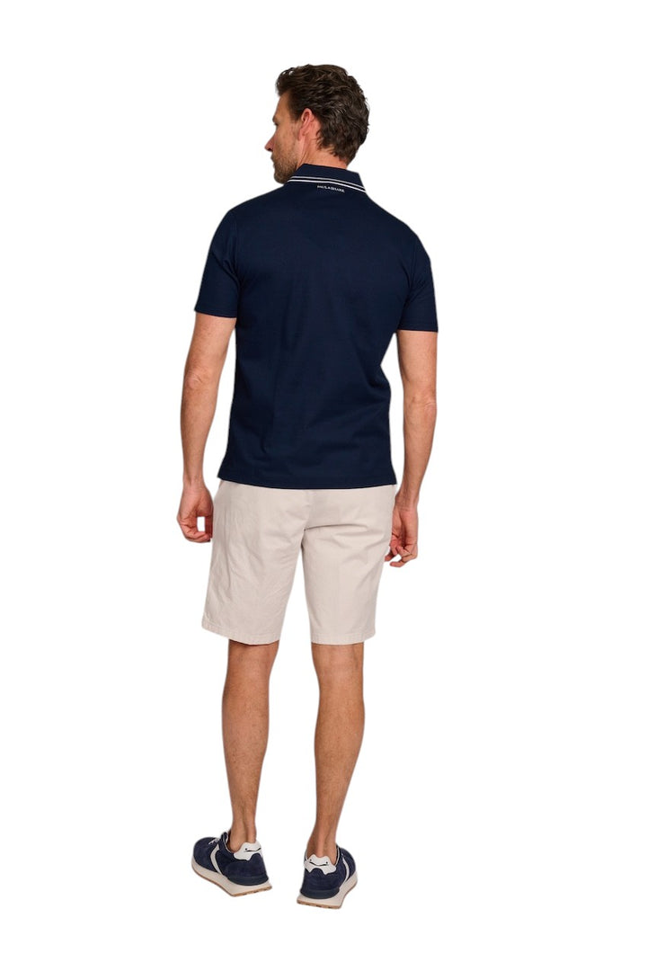 Paul & Shark polo shirt korte mouwen heren donker blauw 25411302 013