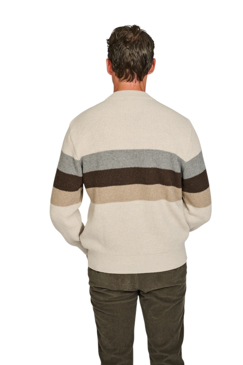 Paul & Shark pull trui ronde hals heren multi 15311050 205