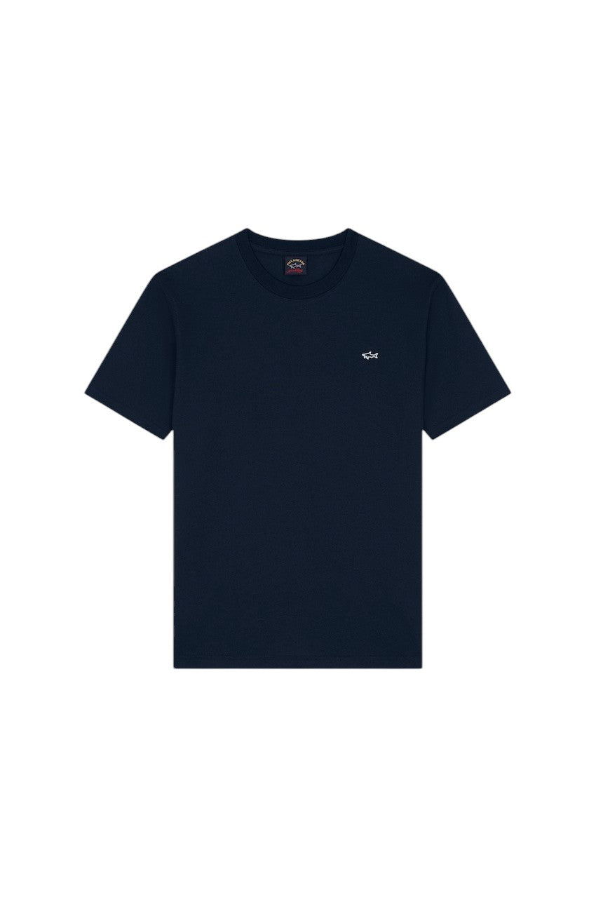 Paul & Shark t-shirt korte mouwen heren donker blauw C0P1092 013