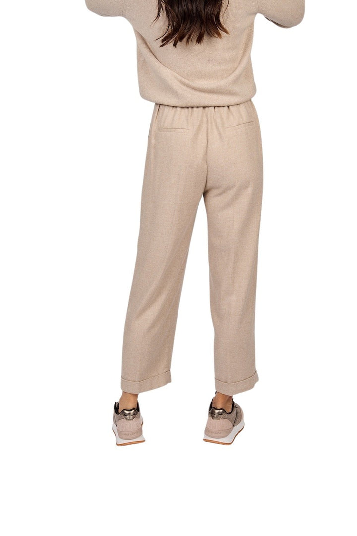 Peserico broek dames beige