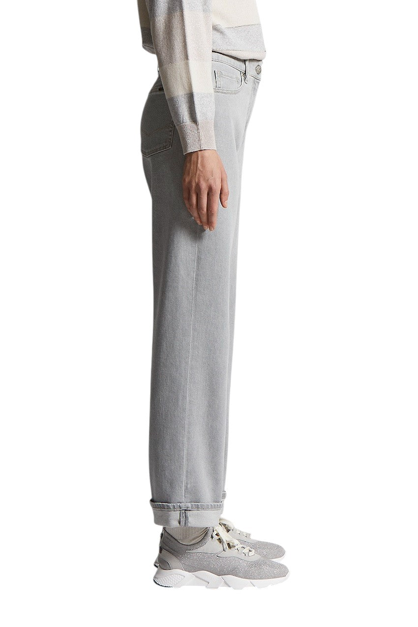 Peserico jeans dames licht grijs A04589L75Q 04953 971