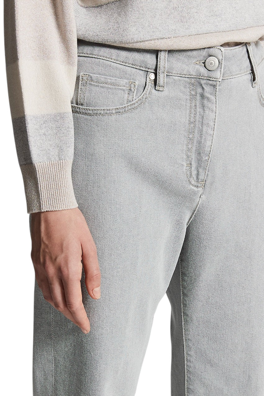 Peserico jeans dames licht grijs A04589L75Q 04953 971