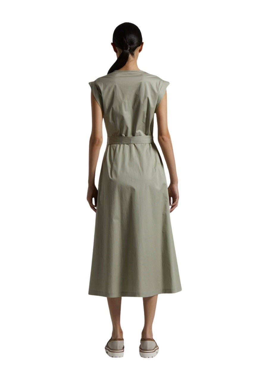 Peserico kleedje dames khaki S02779A 01979 035