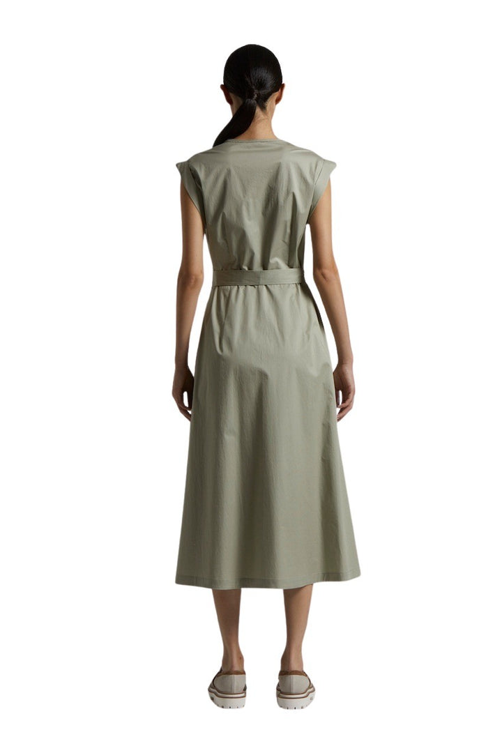 Peserico kleedje dames khaki S02779A 01979 035