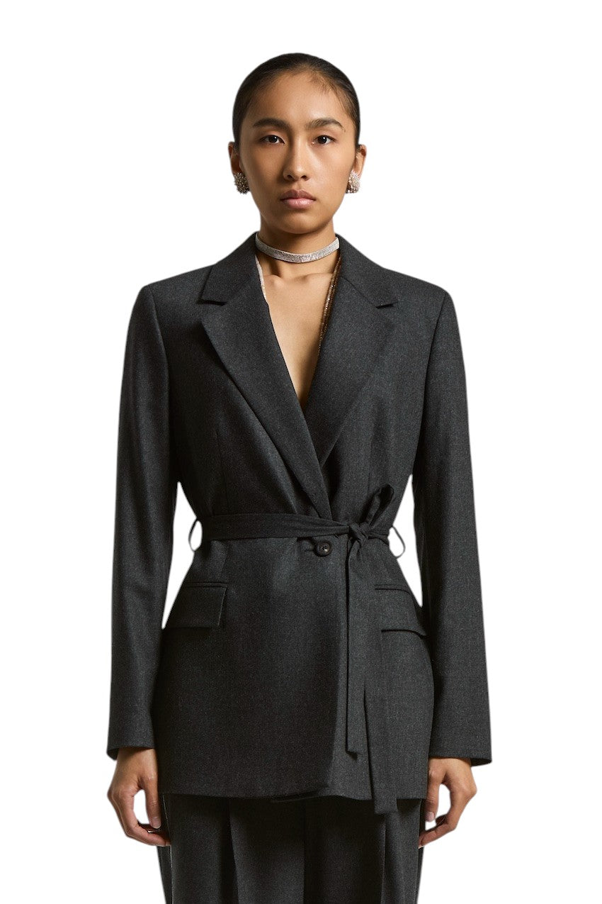 Cardigan Peserico femme anthracite