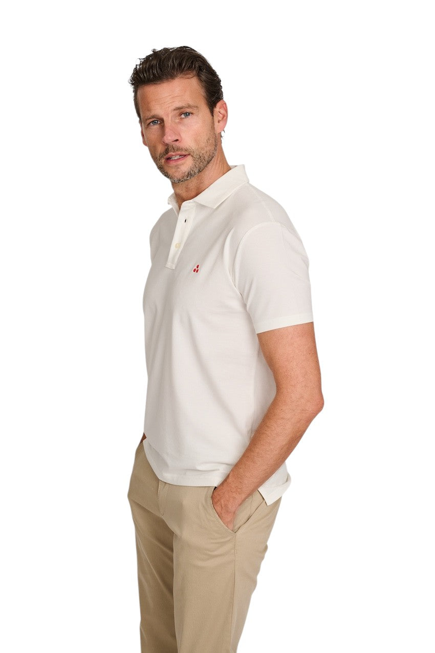 Peuterey polo shirt korte mouwen heren wit PEU5471 99012182 730