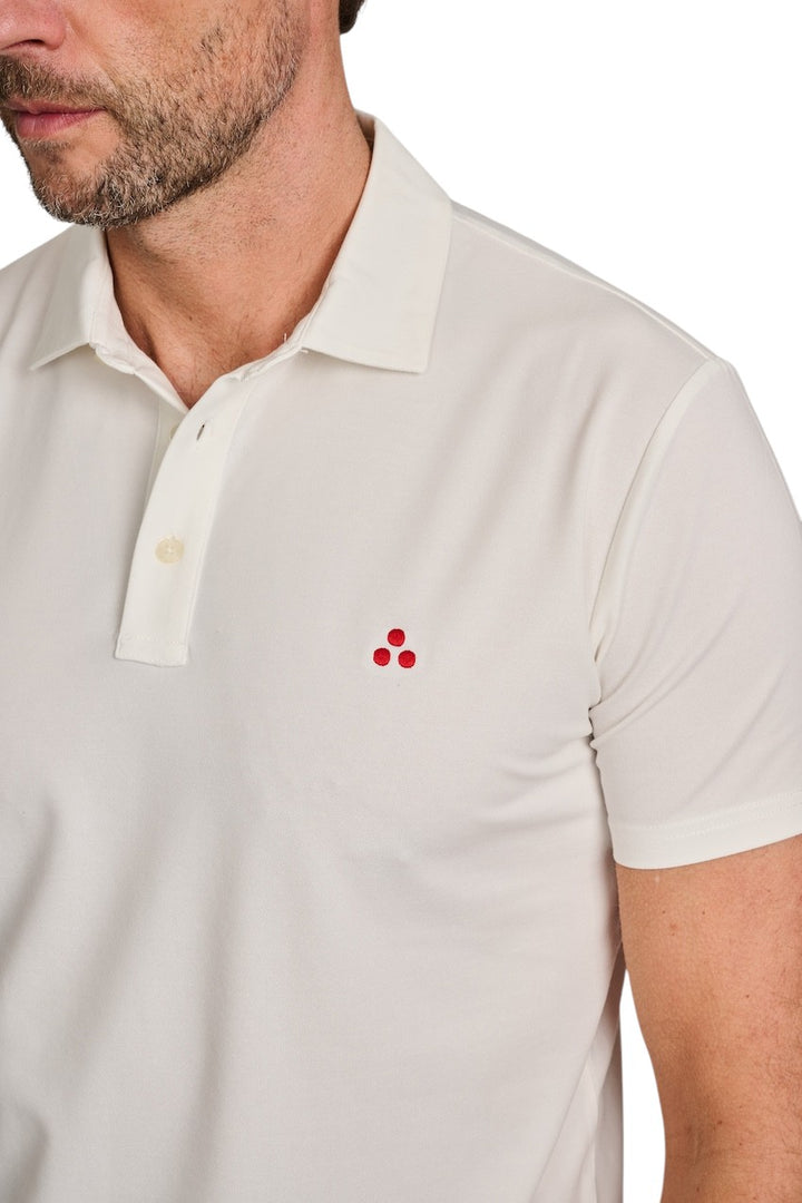 Peuterey polo shirt korte mouwen heren wit PEU5471 99012182 730
