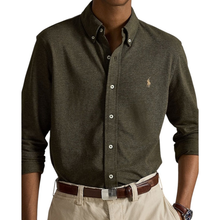 Polo Ralph Lauren Men hemd heren olijf 710654408111