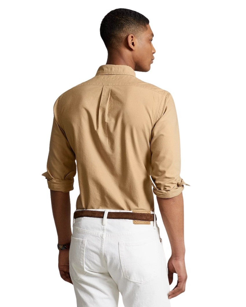 Polo Ralph Lauren Men hemd lange mouwen heren beige