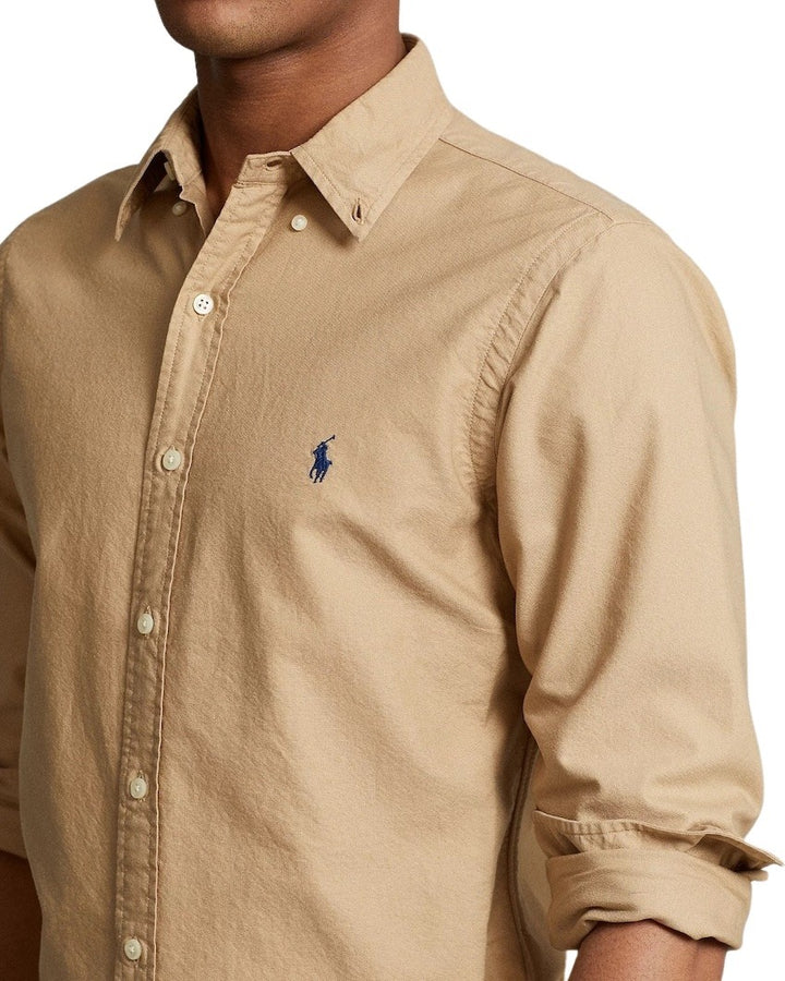 Polo Ralph Lauren Men hemd lange mouwen heren beige
