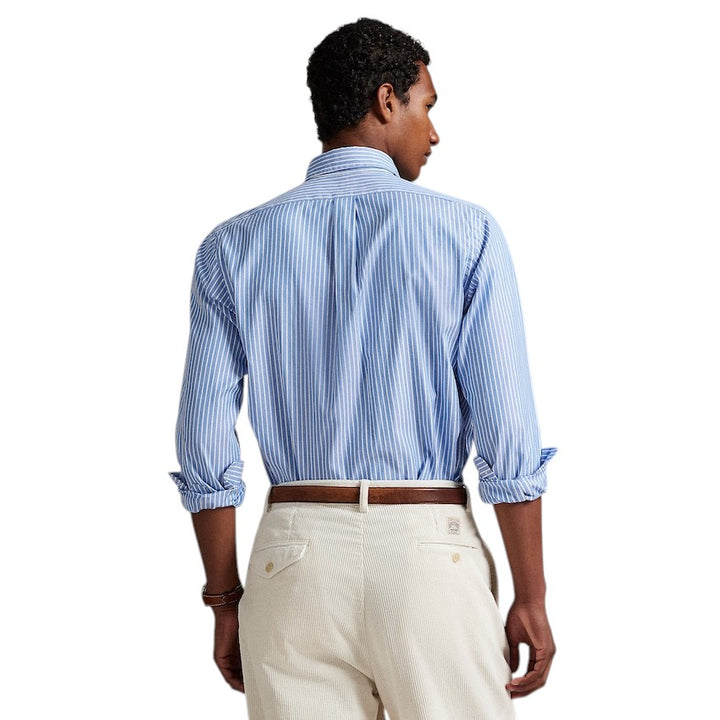 Polo Ralph Lauren Men hemd lange mouwen heren blauw Custom Fit 710886462004