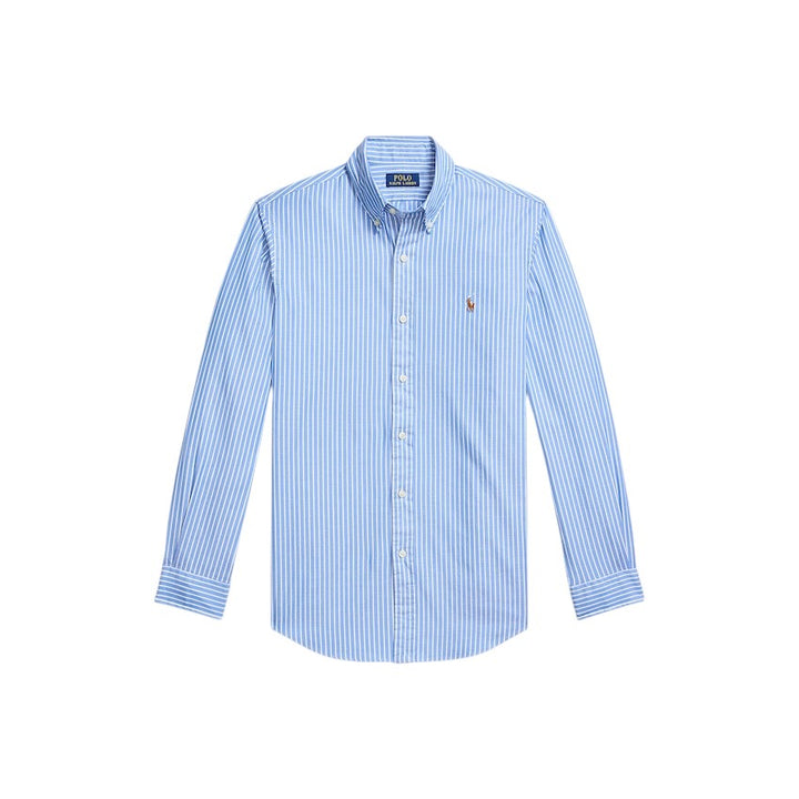 Polo Ralph Lauren Men hemd lange mouwen heren blauw Custom Fit 710886462004