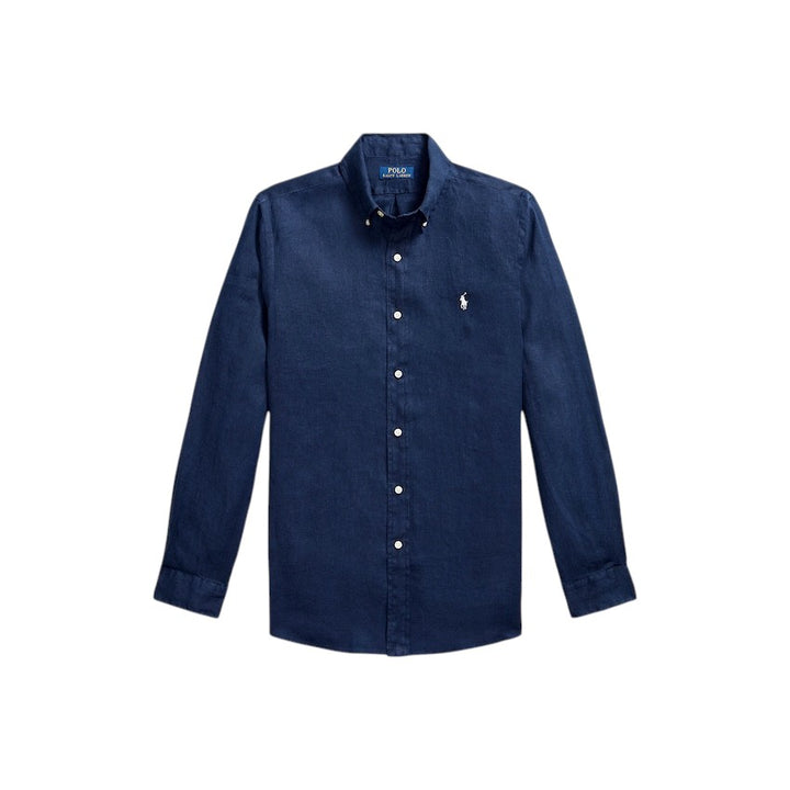 Polo Ralph Lauren Men hemd lange mouwen heren marine slim fit 710968915506