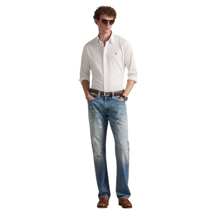 Polo Ralph Lauren Men hemd lange mouwen heren wit Custom Fit 710P06688002