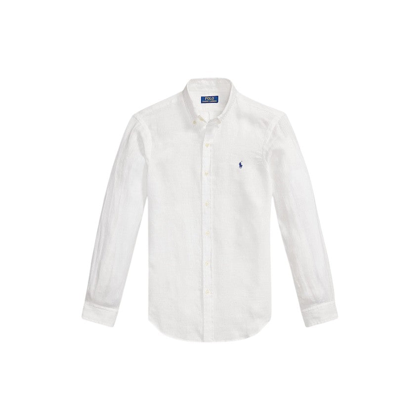 Polo Ralph Lauren Men hemd lange mouwen heren wit slim fit 710968915505