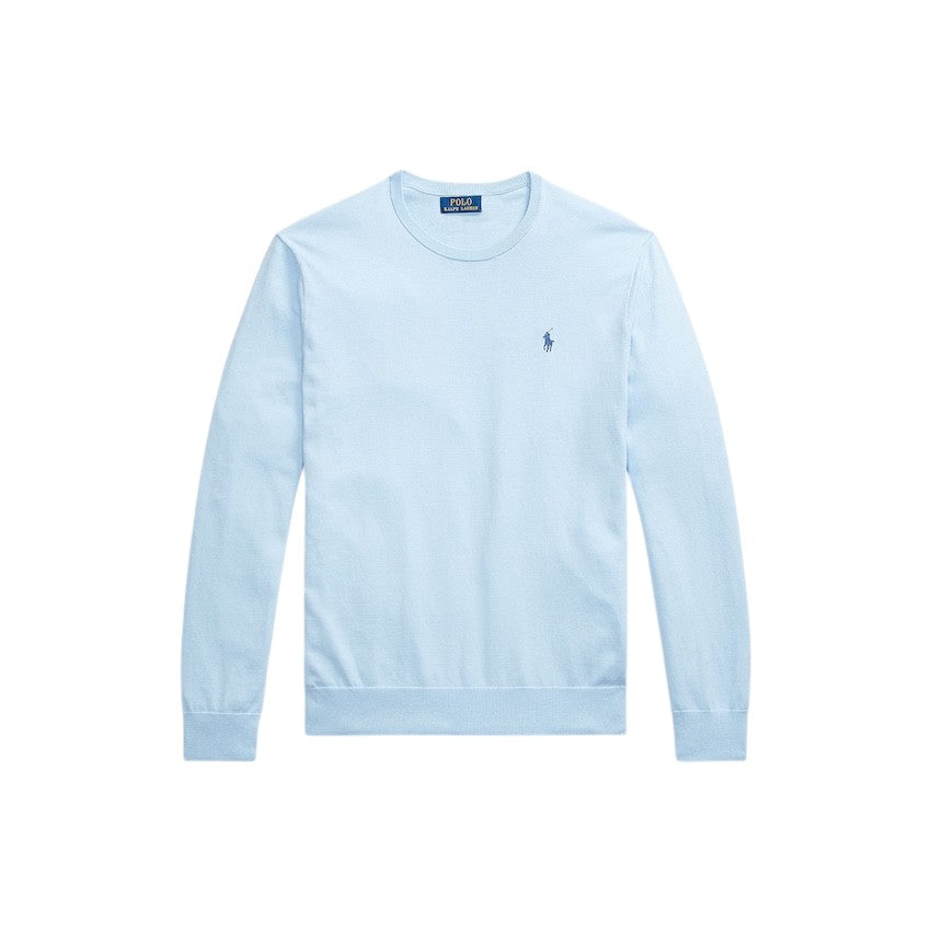 Polo Ralph Lauren Men pull trui ronde hals heren licht blauw Slim fit 710890558507