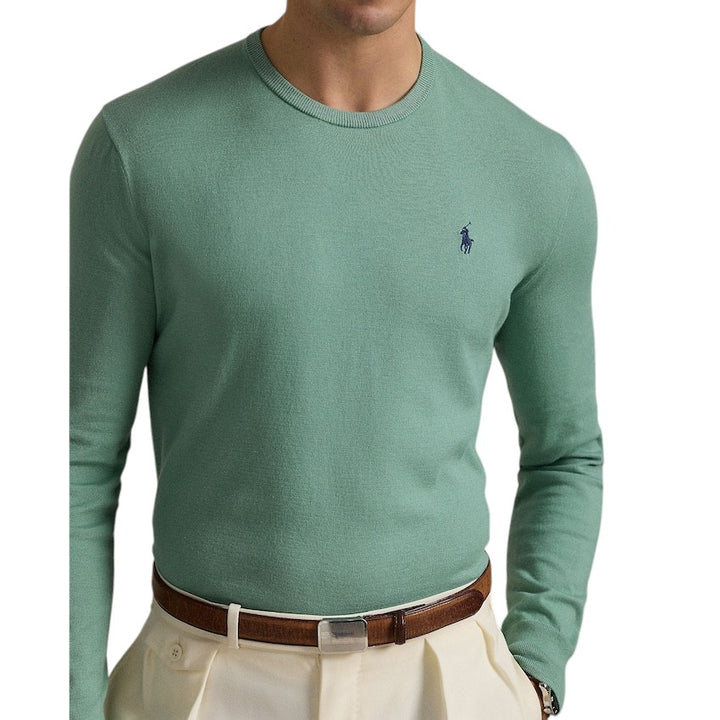 Polo Ralph Lauren Men pull trui ronde hals heren licht groen 710890558508