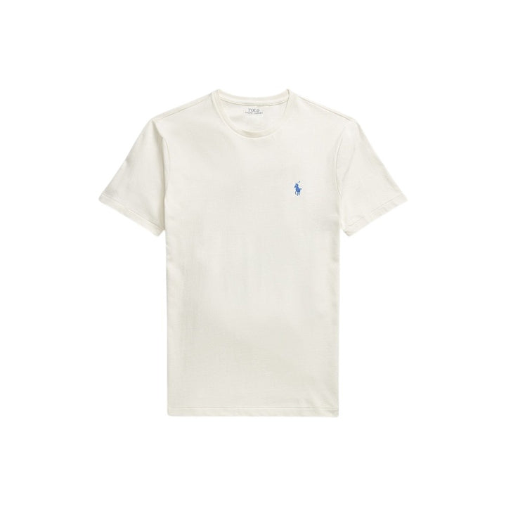 Polo Ralph Lauren Men t-shirt korte mouwen heren cream custom slim fit 710671438350