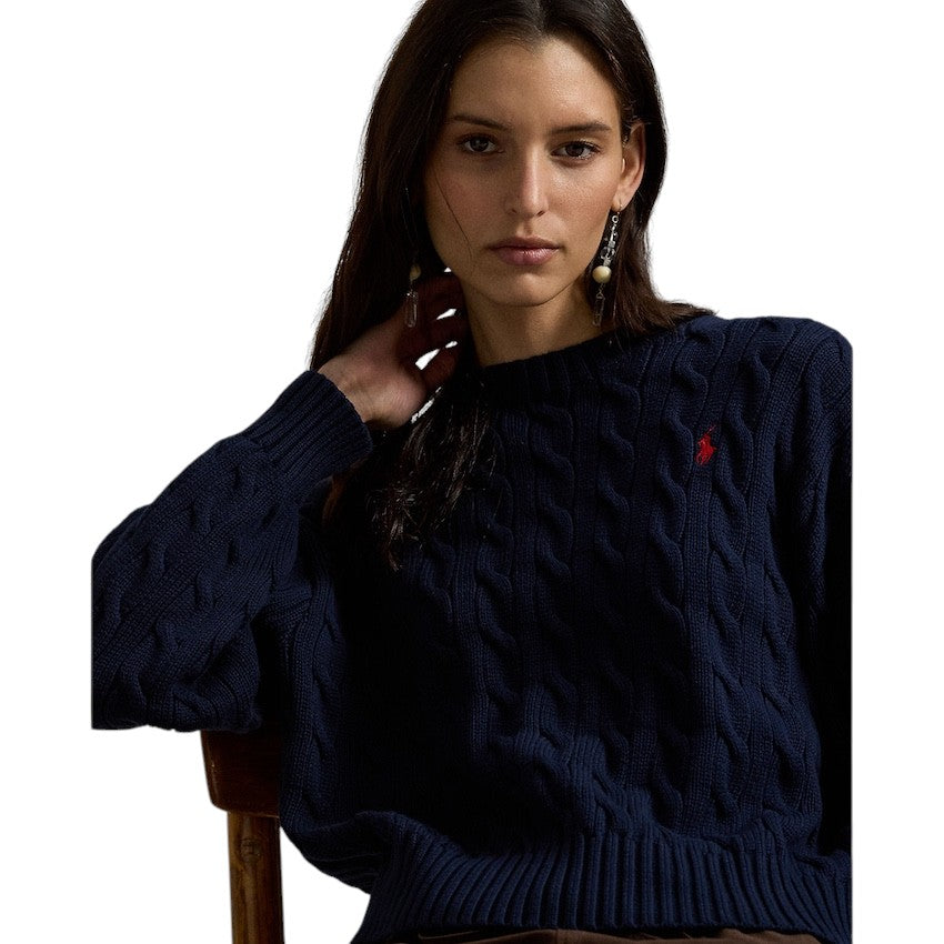 Polo Ralph Lauren Women pull trui ronde hals dames marine 211A96245001