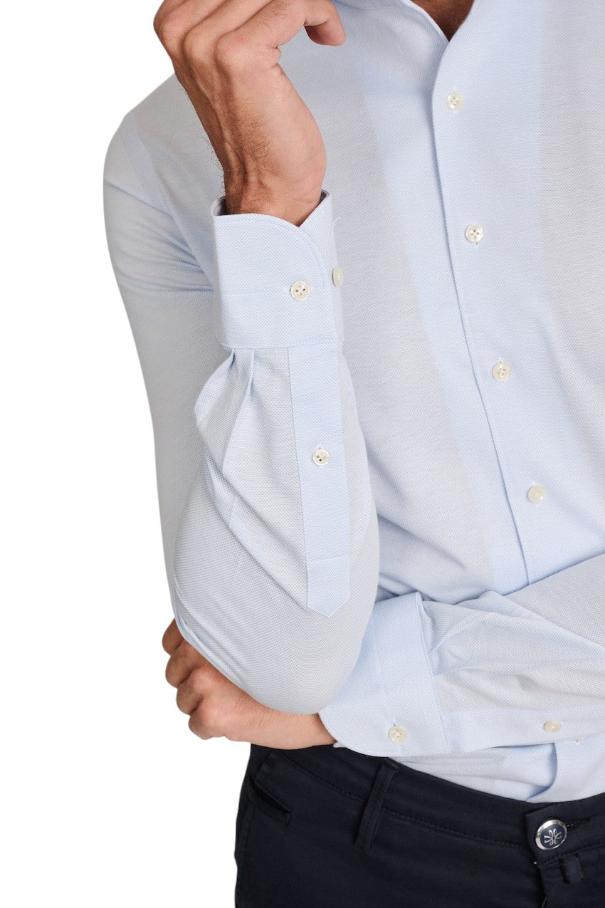 Profuomo hemd heren blauw PPXH10033B