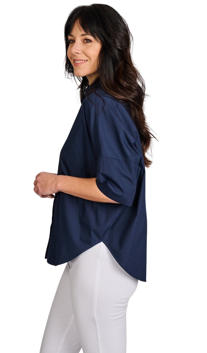 Robert Friedman blouse dames marine Biancal I1301 18