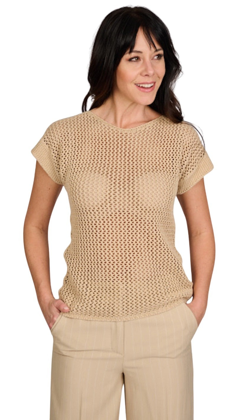 Scapa Flow pull trui dames camel Fides KUFUE 038