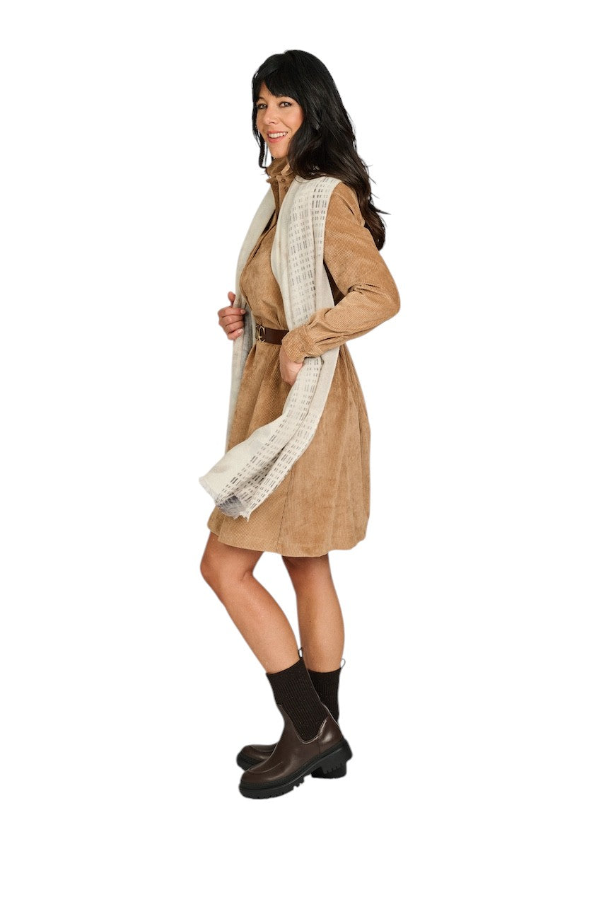 Scapa Flowa kleedje dames camel LARISA YUBOB 038