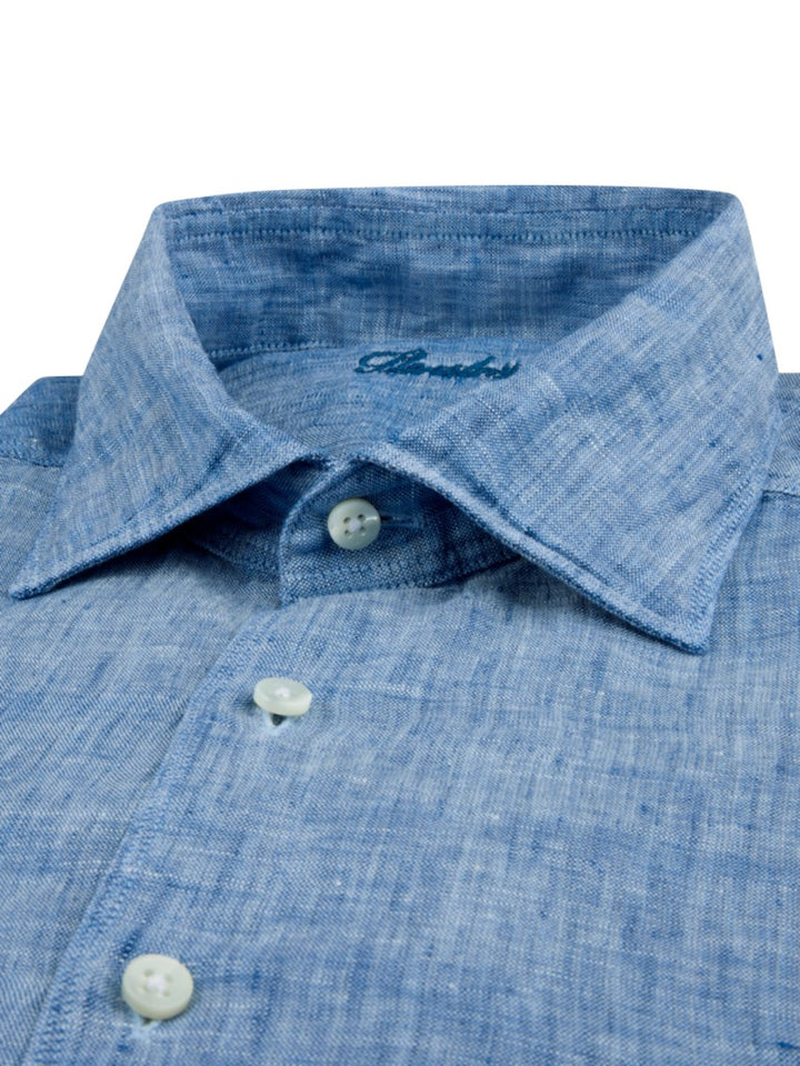 Stenstroms Men hemd lange mouwen heren blauw Slimline 7747217970 150