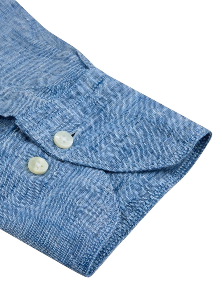 Stenstroms Men hemd lange mouwen heren blauw Slimline 7747217970 150