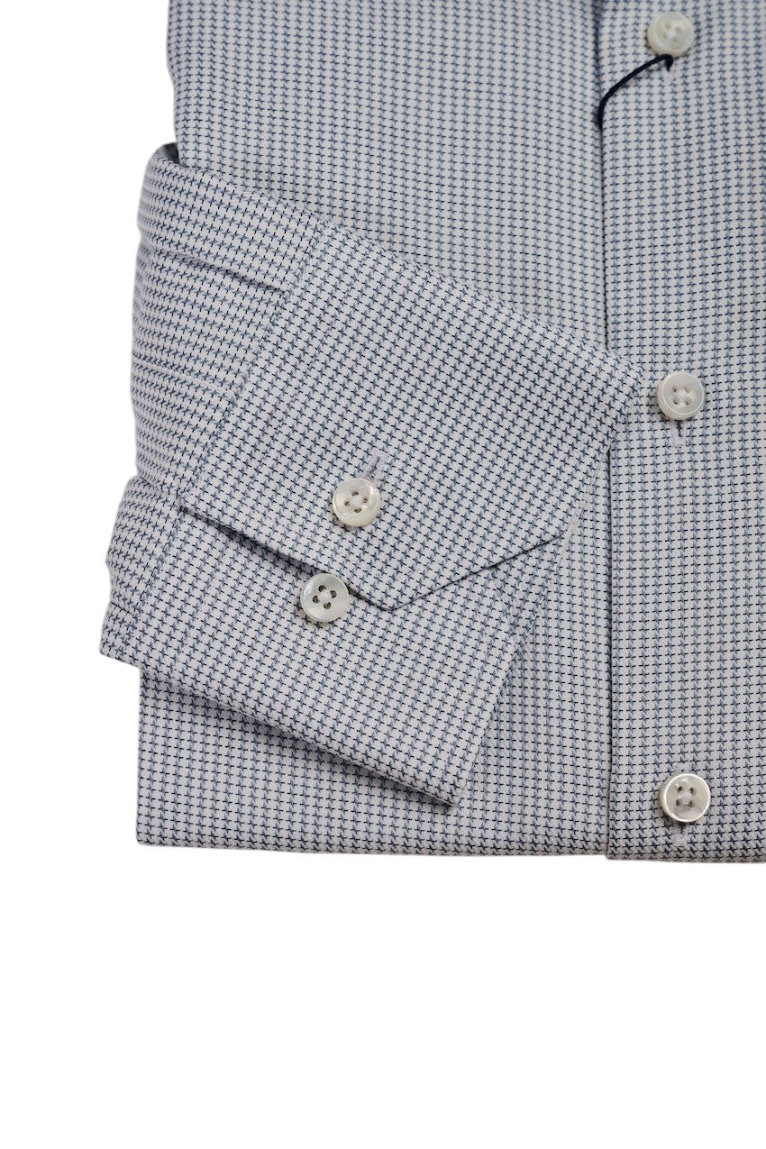 Stenstroms Hombres camisa manga larga de hombre azul oscuro, corte entallado 7027719216 161