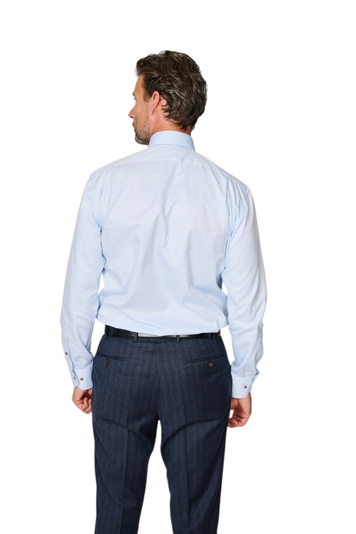 Stenstroms Men hemd lange mouwen heren licht blauw 7847510724 100