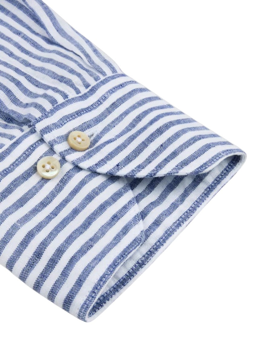 Stenstroms Men hemd lange mouwen heren marine Slimline 7747218787 182